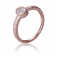 Orphelia® 'Robin' Women's Sterling Silver Ring - Rose ZR-7434