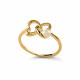 'Lili' Women's Sterling Silver Ring - Gold ZR-7513/G
