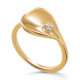 'Etoile' Women's Sterling Silver Ring - Gold ZR-7524/G
