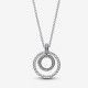 Pandora® 'Pandora Signature' Women's Sterling Silver Chain with Pendant - Silver 392308C01-50