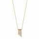 Pierre Cardin® Women's Sterling Silver Chain with Pendant - Gold PCNL90504B450