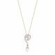 Pierre Cardin® Women's Sterling Silver Chain with Pendant - Gold PCNL90510B450