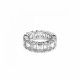 Swarovski® 'Vittore' Women's Base Metal Ring - Silver 5562129