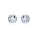 Swarovski® 'Birthstone' Women's Base Metal Stud Earrings - Silver 5660800