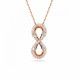 Swarovski® 'Hyperbola' Women's Necklace - Rose 5677623