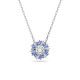 Swarovski® 'Idyllia' Women's Base Metal Necklace - Silver 5680013