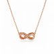 Swarovski® 'Hyperbola' Women's Gold Plated Metal Necklace - Rose 5684084