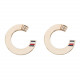 Tommy Hilfiger® Women's Stainless Steel Stud Earrings - Rosegold 2780467