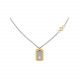 Tommy Hilfiger® Women's Stainless Steel Chain with Pendant - Silver/Gold 2780541
