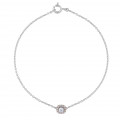 Orphelia® 'Gilda' Women's Two-Tone 18C Bracelet - Silver/Gold AD-1027/1