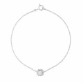 'Gilda' Women's Whitegold 18C Bracelet - White AD-1028