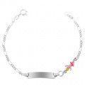 Orphelia® 'OVIVA' Child's Sterling Silver Bracelet - Silver ZA-7137 #1