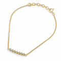 Orphelia Orphelia 'Shine' Women's Sterling Silver Bracelet - Gold ZA-7546/G #1