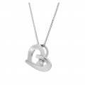 Orphelia® 'Mera' Women's Sterling Silver Chain with Pendant - Silver ZH-7370