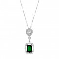 Enora Sterling Silver Chain with Pendant ZH-7426/EM