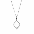 Orphelia® 'Grace' Women's Sterling Silver Chain with Pendant - Silver ZH-7493