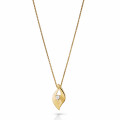 Orphelia® 'Milan' Women's Sterling Silver Chain with Pendant - Gold ZH-7519/G