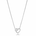 Orphelia® 'Ida' Women's Sterling Silver Chain with Pendant - Silver ZH-7521
