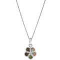 Orphelia® 'Daisy' Women's Sterling Silver Pendant with Chain - Silver ZH-7585