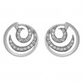 Orphelia® 'Elaine' Women's Sterling Silver Stud Earrings - Silver ZO-7084