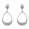 'Jolina' Women's Sterling Silver Drop Earrings - Silver ZO-7490