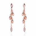 Orphelia® 'Loana' Women's Sterling Silver Drop Earrings - Rose ZO-7505/RG