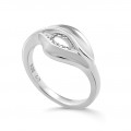 Orphelia® 'ANET' Women's Sterling Silver Ring - Silver ZR-7520 #1