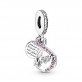 Pandora® Pandora Moments 'Family & Friends' Women's Sterling Silver Charm - Silver 791468C01