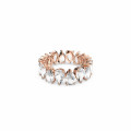 Swarovski® 'Vittore' Women's Gold Plated Metal Ring - Rose 5585425