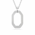 Swarovski® 'Dextera' Women's Base Metal Chain with Pendant - Silver 5642388