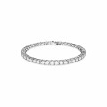 Swarovski® 'Matrix Tennis' Women's Base Metal Bracelet - Silver 5648937