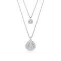 Swarovski® 'Meteora' Women's Base Metal Necklace - Silver 5684244